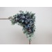  Flower arch arrangement in navy blue dusty blue burgundy sage green colors.  Arbor flowers. Floral archway. Faux flowers for wedding arch. 5332