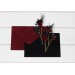  Set of  5 bobby pins in black-burgundy color scheme. Hair accessories. Flower accessories for wedding.  5325