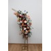  Flower arch arrangement in rust burgundy  ivory colors.  Arbor flowers. Floral archway. Faux flowers for wedding arch. 0007