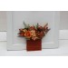 Pocket boutonniere in orange rust color scheme. Flower accessories.0057 EU UK