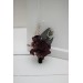  Wedding boutonniere   in purple burgundy beige black color scheme. Flower accessories. 0072 EU UK