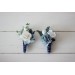  Wedding boutonnieres   in dusty blue navy blue white color scheme. Flower accessories. VERA EU UK