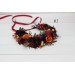 Rust orange burgundy blue flower crown. Hair wreath. Flower girl crown. Wedding flowers. 0043 EU UK