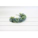 Dusty blue sage green flower crown. Bridal flower crown. Flower girl crown. Wedding flowers. 5344