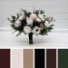 Bouquets in Blush pink burgundy black white brown color theme. Bridal bouquet. Faux bouquet. Bridesmaid bouquet. Moody wedding. 5346