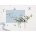 Elegant Dusty Blue & White Wedding Accessories – Hair Pin