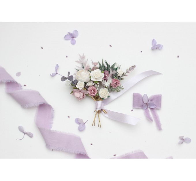 Charming Lilac, Lavender & White Wedding Accessories – & Bobby Pins