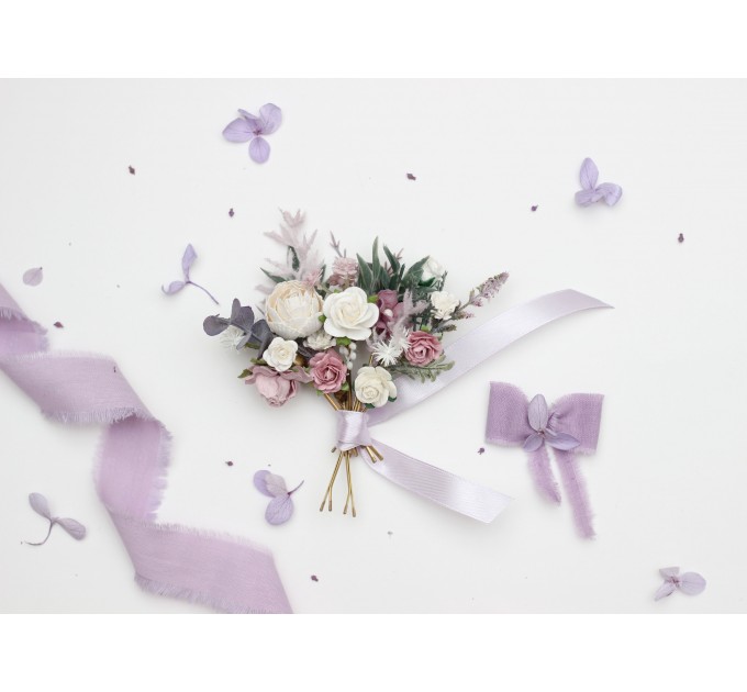 Charming Lilac, Lavender & White Wedding Accessories – & Bobby Pins