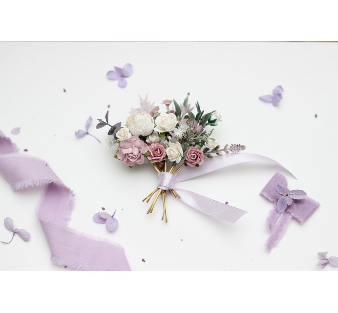 Charming Lilac, Lavender & White Wedding Accessories – & Bobby Pins