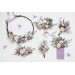 Charming Lilac, Lavender & White Wedding Accessories – Flower crown