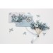 Dusty Blue Flower Comb and Hair Pins Set – Elegant Wedding Hair Accessories