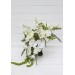 Elegant White and Green Bouquets – Bridal and Bridesmaid Faux Flowers