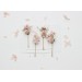 Blush Pink Flower Comb and Hair Pins Set – Perfect for Colorful Bridesmaid Dresses