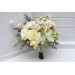 White and Yellow and Green  Bouquets for Spring-Summer Weddings