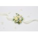 Spring-Summer Wedding Boutonnieres and Corsages in White, Yellow, and Green