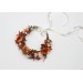 Rust Orange and Cream Flower Crown – Perfect for Fall Weddings and Events