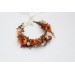 Rust Orange and Cream Flower Crown – Perfect for Fall Weddings and Events