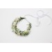 White Daisy Hair Wreath – Flower Girl Crown for Weddings and First Communion