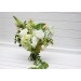 Green and White Summer Bridal Bouquet – Faux Wedding Flowers