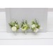 Wedding Boutonnieres in White and Green – Elegant Flower Accessories for Men