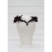 V-Shaped Witch Crown with Spiders – Burgundy & Black Cosplay Hair Accessory