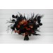 Black and Orange Gothic Wedding Bouquet | Fall Bridal Faux Bouquet