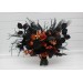 Black and Orange Gothic Wedding Bouquet | Fall Bridal Faux Bouquet