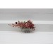 Dusty Rose Comb with Burgundy & Gold | Bridal Floral Headpiece