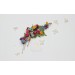 Set of 7 Colorful Flower Hairpins | Bridal & Bridesmaid Hair Accessories