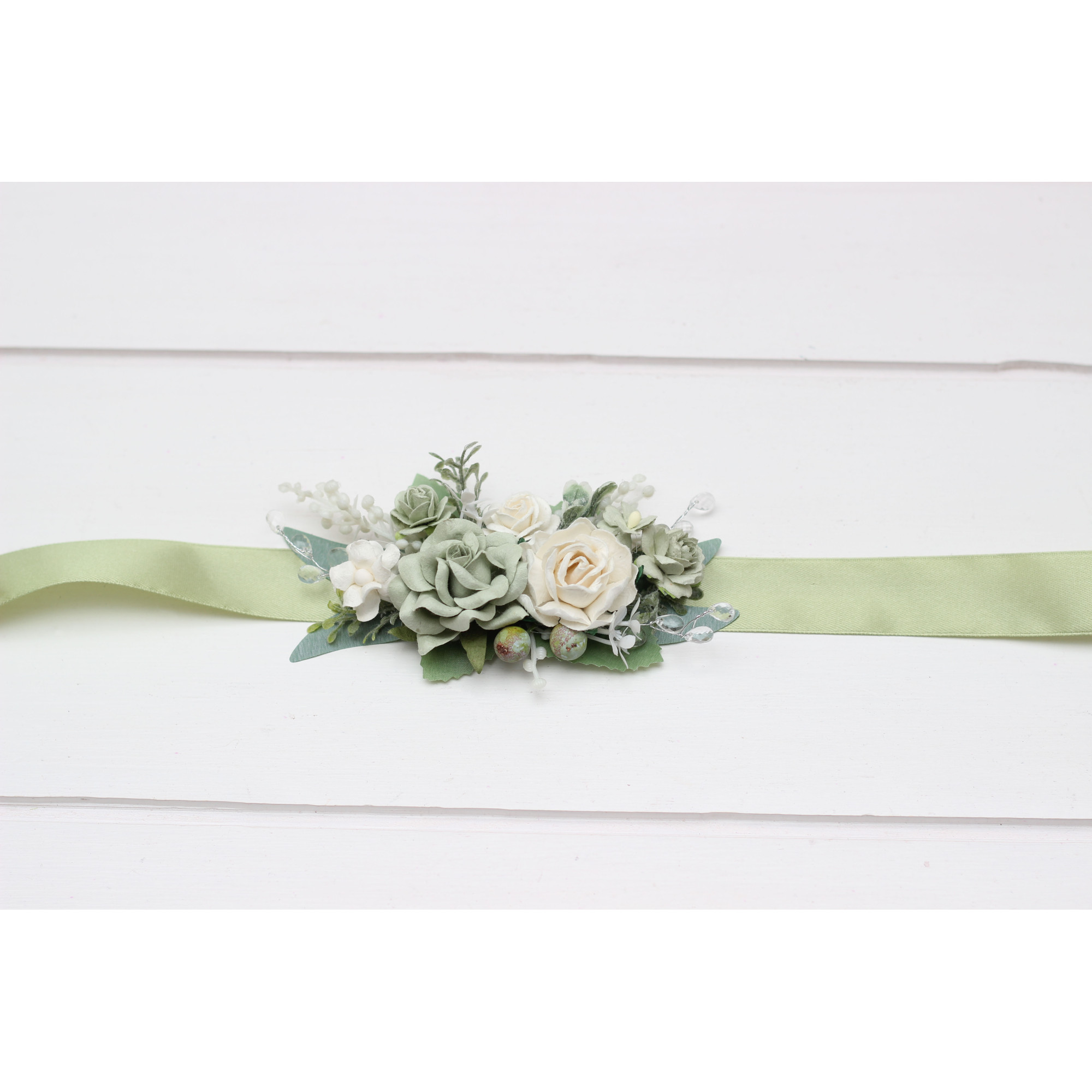 sage green sash for dress Green, White & Ivory Wedding Belt swatches-green-gables-burnout-maxi-dress