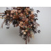 Cinnamon, Terracotta & Beige Arch Flowers for Fall Wedding | Faux Floral Arch Arrangement