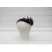 Black, Purple & Magenta Flower Crown | Wedding & Gothic Halloween Hair Wreath