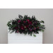 Purple, Black, Magenta & Green Floral Arrangement for Halloween or Gothic Wedding | Archway Decor