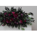 Purple, Black, Magenta & Green Floral Arrangement for Halloween or Gothic Wedding | Archway Decor