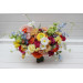 Bright Orange, Magenta, Pink & Yellow Bridal Bouquet | Summer Wildflower Faux Wedding Flowers