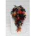 Teal, Rust, Gold, Plum & Mustard Wedding Bouquets – Jewel-Tone Faux Blooms for Bride and Bridesmaids