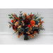 Wedding Bouquets in Teal, Rust, Gold, Plum & Mustard | Cascading Faux Bridal & Bridesmaid Bouquets
