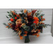 Teal, Rust, Gold, Plum & Mustard Wedding Bouquets – Jewel-Tone Faux Blooms for Bride and Bridesmaids