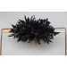 Gothic Flower Arch in Deep Purple, Black & Dark Green – Dramatic Faux Wedding Arbor Arrangement