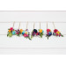 Set of 7 Colorful Wildflower Hairpins – Faux Bobby Pins for Brides & Bridesmaids