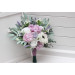 Wedding Bouquets in White, Lilac, Purple & Sage Green | Faux Bridal & Bridesmaid Bouquets
