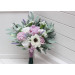 Wedding Bouquets in White, Lilac, Purple & Sage Green | Faux Bridal & Bridesmaid Bouquets