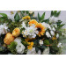 Sunflower Bridal & Bridesmaid Bouquets – White & Yellow Faux Blooms for Rustic Weddings