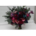 Jewel-Tone Wedding Bouquets in Emerald Green, Purple, Magenta & Teal | Faux Bridal & Bridesmaid Bouquets