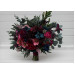 Jewel-Tone Wedding Bouquets in Emerald Green, Purple, Magenta & Teal | Faux Bridal & Bridesmaid Bouquets