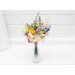 Colorful Wildflower Mini Bouquet – Faux Daisy Posy for Spring & Summer Wedding Decor