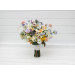 Colorful Wildflower Bridal Bouquet – Faux Daisy Posy in Spring & Summer Tones
