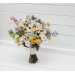 Colorful Wildflower Bridal Bouquet – Faux Daisy Posy in Spring & Summer Tones
