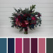 Jewel-Tone Wedding Bouquets in Emerald Green, Purple, Magenta & Teal | Faux Bridal & Bridesmaid Bouquets