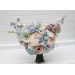 Pastel Bridal Bouquet – Faux Wedding Flowers in Turquoise, Lilac, Blush Pink & White